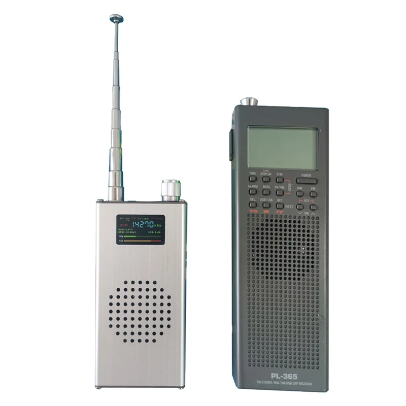 ATS100 SI4732 150K-30MHZ 64M-108MHZ استقبال جميع الموجات FM RDS AM LW MW SW SSB DSP راديو مع بطارية