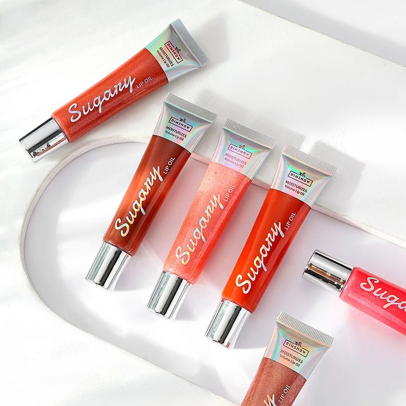 10 colori Shimmer Lip Gloss Impermeabile Duraturo Idratante Glitter Lip Smalto Donne Shimmer Rimpolpante Trucco labbra Cosmetici