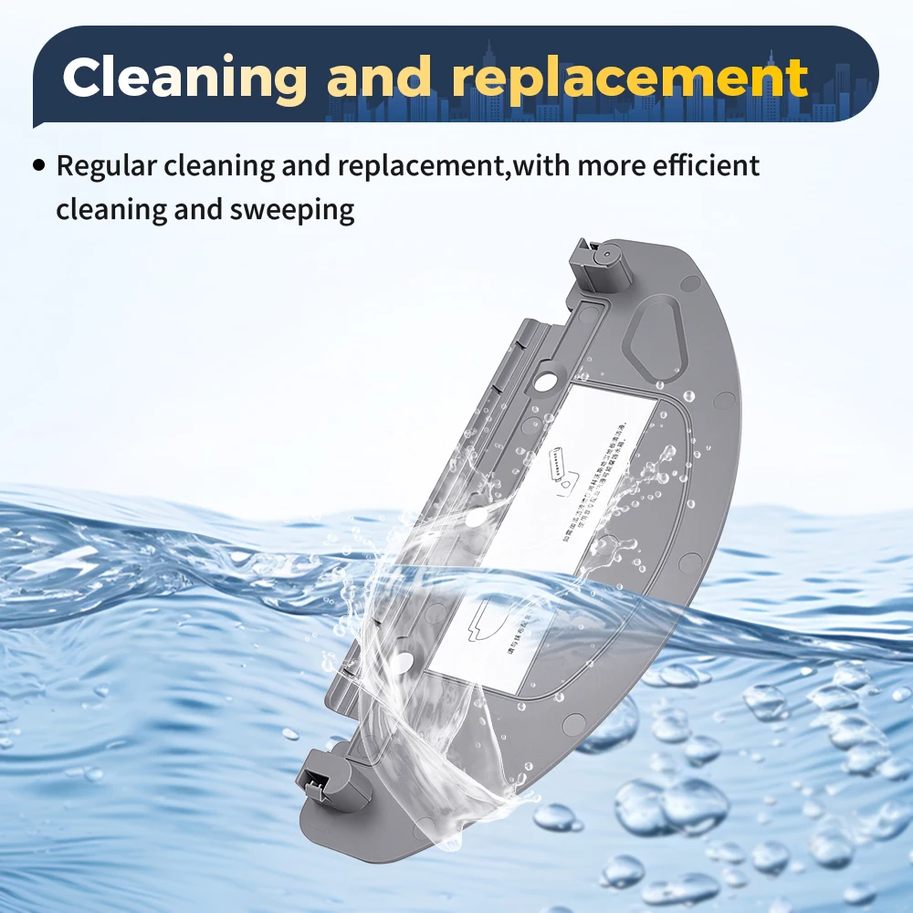 For Ecovacs Deebot Ozmo T8 T8 AIVI T8 Max DX93 DDX96 N8 Pro Vacuum Mop Board Plate Accessories Water Tank Mop Pad Holder Parts