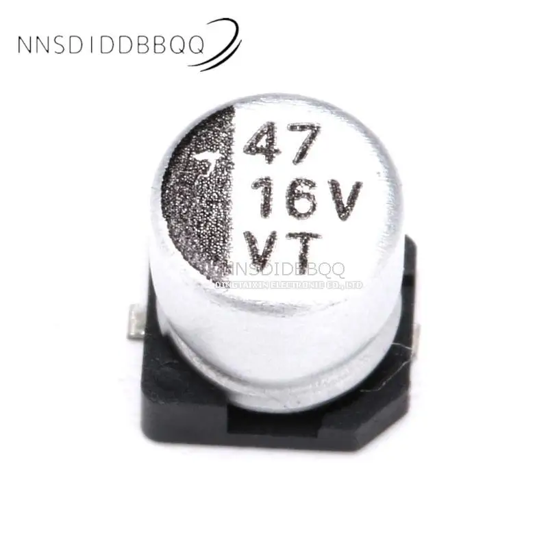 Capacitor eletrolítico de alumínio 47uf 10v 16v 25v 35v 50v 63v 100v smd capacitor eletrolítico
