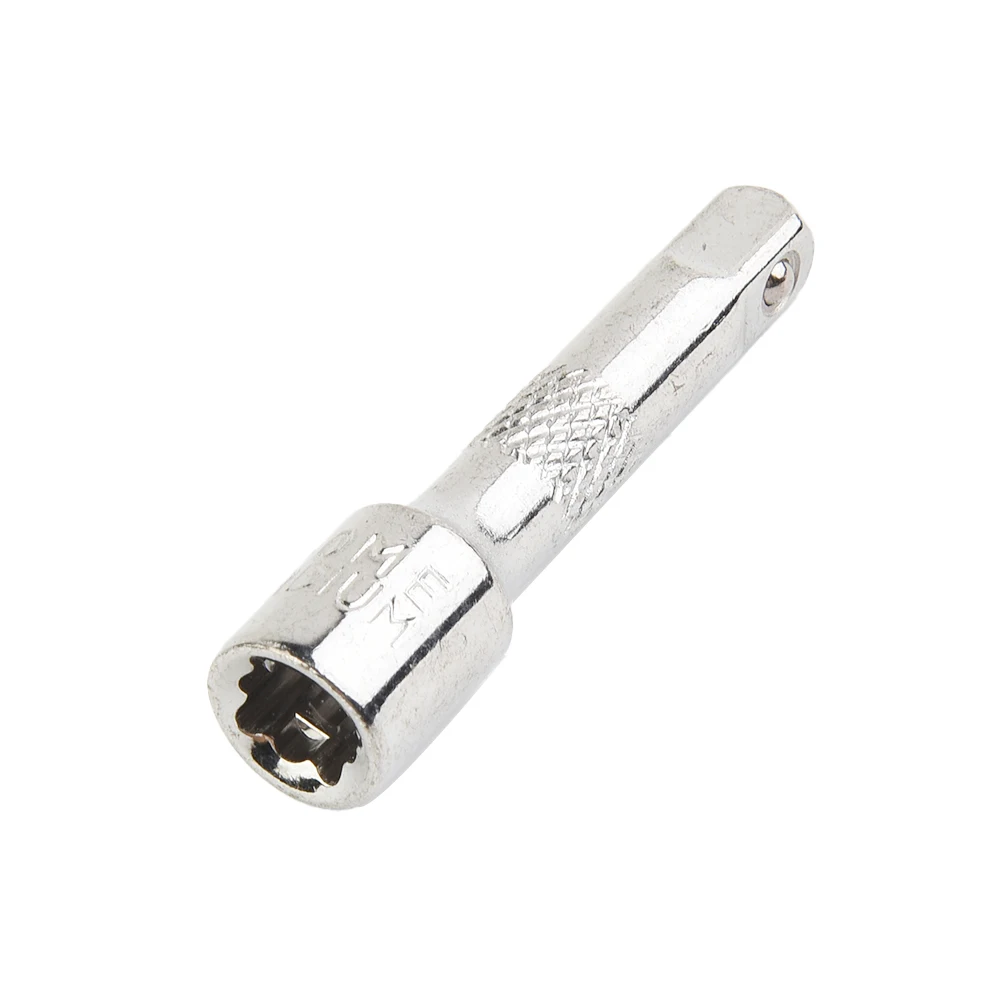 1pcs 1/4 Inch Chromed Steel Extension Bar Socket Wrench 50MM 75MM 100MM Drive Ratchet Socket Wrench Power Drill Adapter