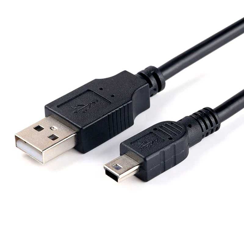 Mini USB Cable 5 pins Male To Male Fast Data Charger Cables for MP3 MP4 Player Car DVR GPS Digital Camera HDD mini usb Cord Line