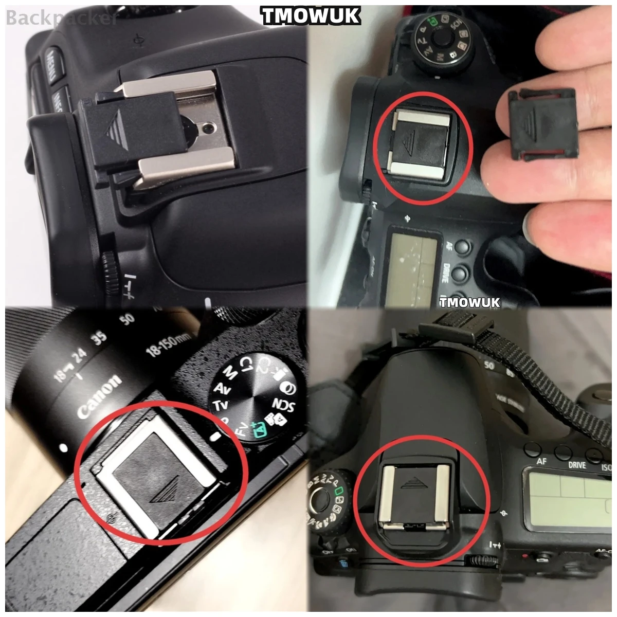 

For Canon EOS T7i SL2 SL3 XS XT XSi XTi 1000D Hot Shoe Cover Camera Accessories Rebel
