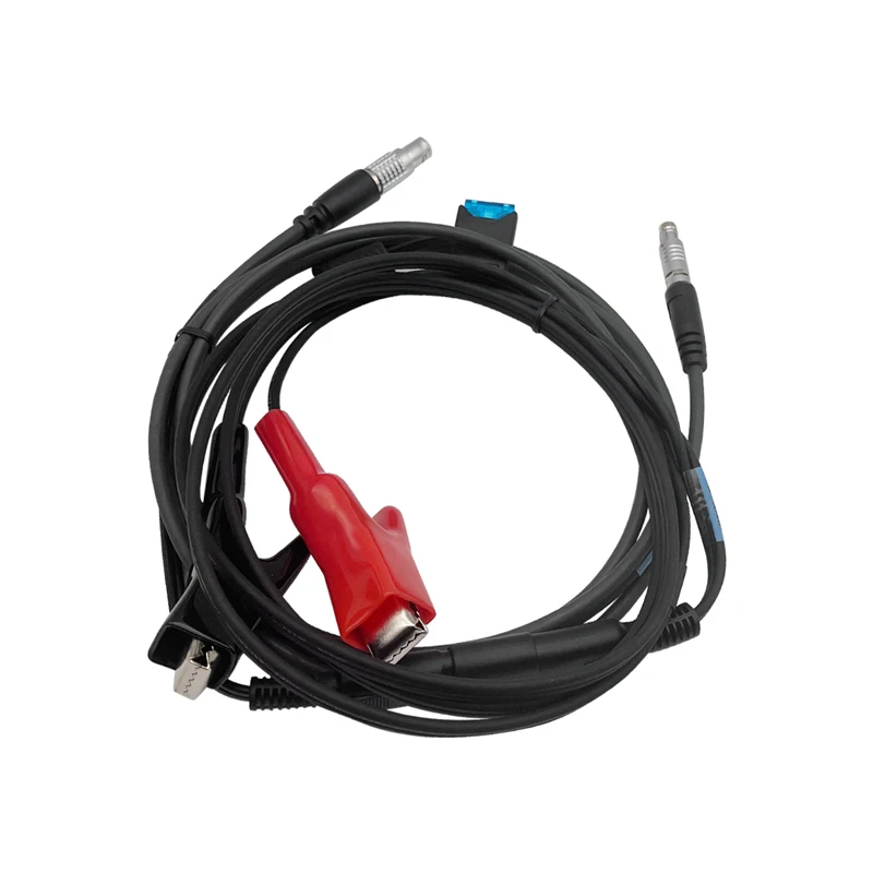 A00630+A00400 EXTERNAL POWER CABLE WITH ALLIGATOR CLIPS, For TRIMBLE AND TOPCON GPS TO PDL HPB