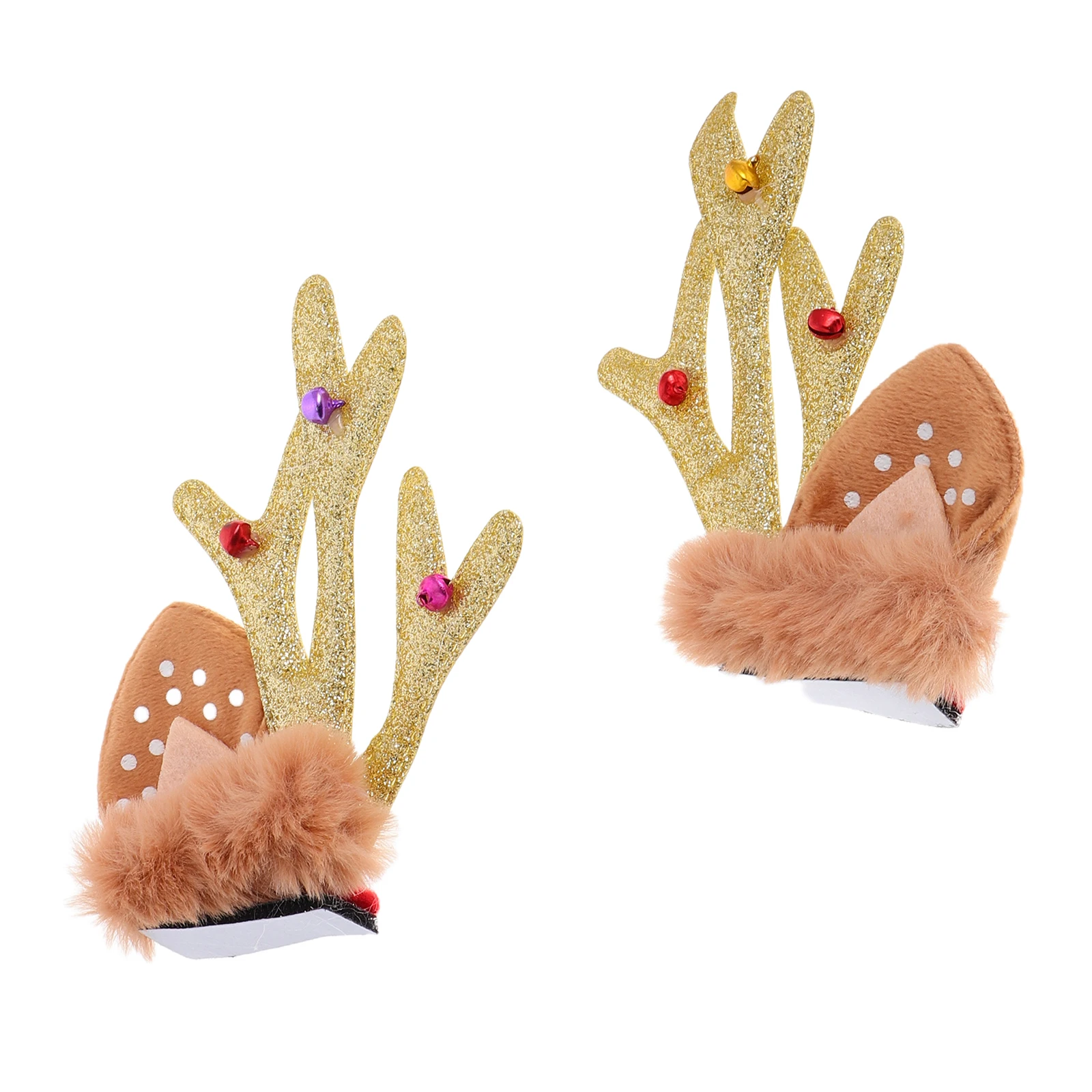 

1Pair Reindeer Antler Ornament Motorcycle Bicycle Decoration Christmas Rider Accessories Cute Deer Horn