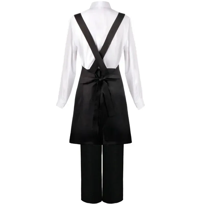 Kobeni Higashiyama Cosplay Costume Anime Chainsaw Man Season 2 Black Wig Hairpins Waiter Waitress Uniform Devil Hunter Ou YTc;3.