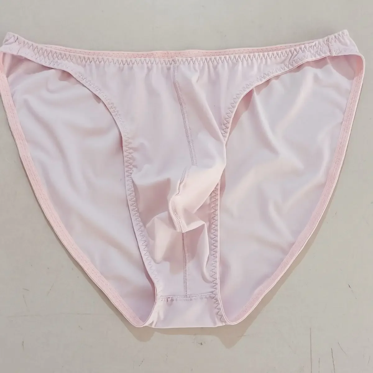 Man's Pink Oversize Briefs BF Gift Party Live Show Costumes(oversize 100kg & 220pound can wear)