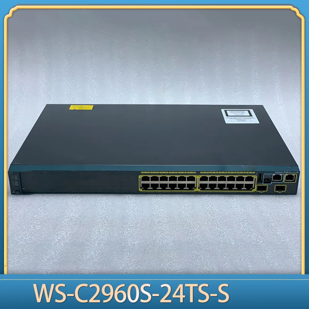 1pcs For Cisco 24-Port Gigabit Switch With Optical Port WS-C2960S-24TS-S