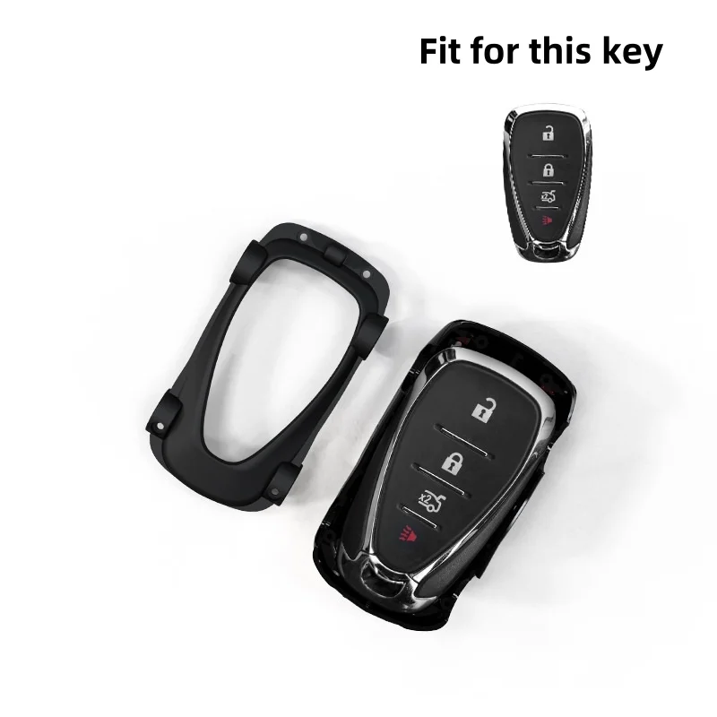 For Chevrolet Malibu Blazer Traverse Camaro Cruze Equinox Spark Trax Key Cover Car Model Key Protective Case Car Key Pack Buckle