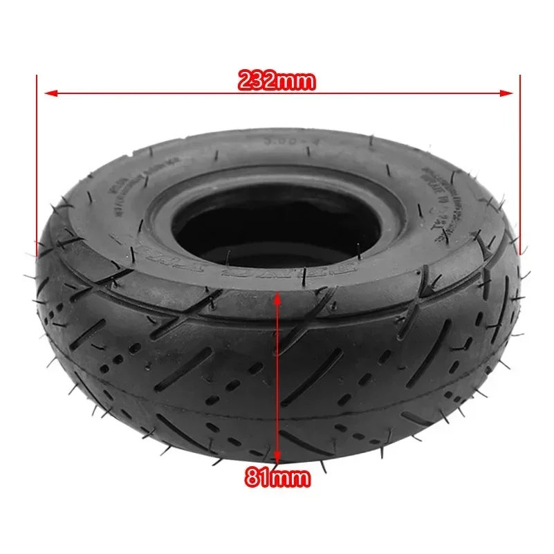 3.00-4 Scooter Tire Inner Tube Fits Mini 2 Stroke Quad ATV Motor Bike Parts (10\'\'x3\'\', 260x85) for Razor Pocket E300 E325