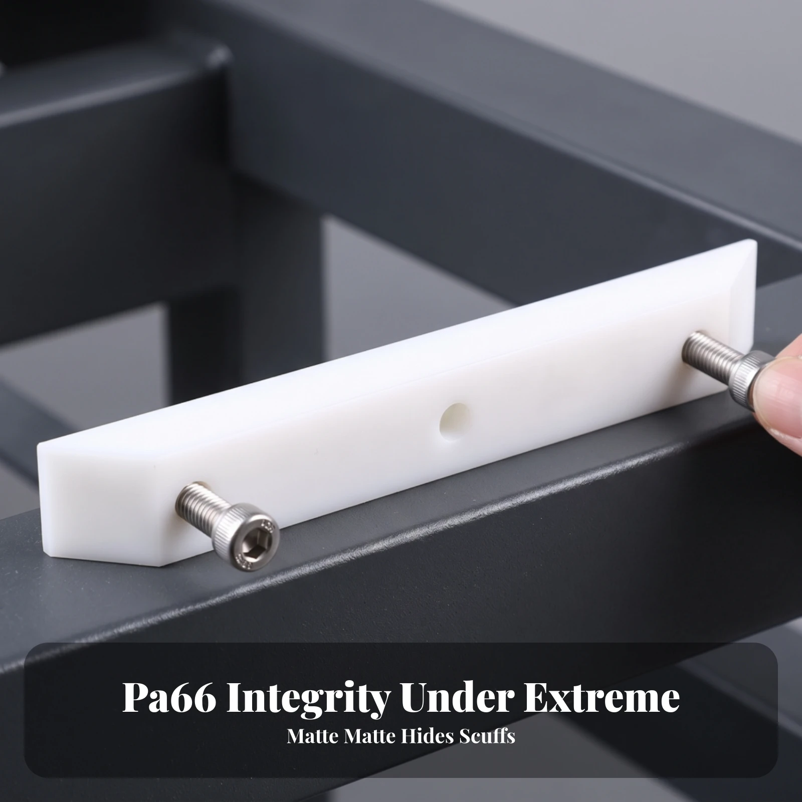 Shock Absorber Strip Strip Heavy-Duty PA66 Engineering Plastic Bar Hardware Wear-Resistant for Boat Owners, Marine, Vehicles