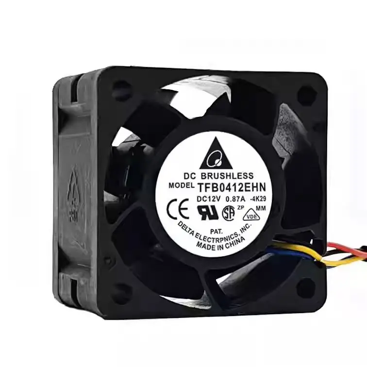 Original For Delta FFB0412 SHN EHN UHN VHN DC 12V 4028 40x40x28mm 4CM 4-Wire PWM High Speed Server Miner Exhaust Cooling Fan