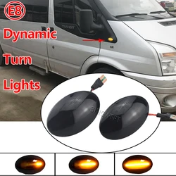 LED Dynamic Side Marker Turn Signal Blinker Flowing Water Flashing Light For Ford Fiesta MK4 MK5 Mondeo MK1 Explorer 2 Transit