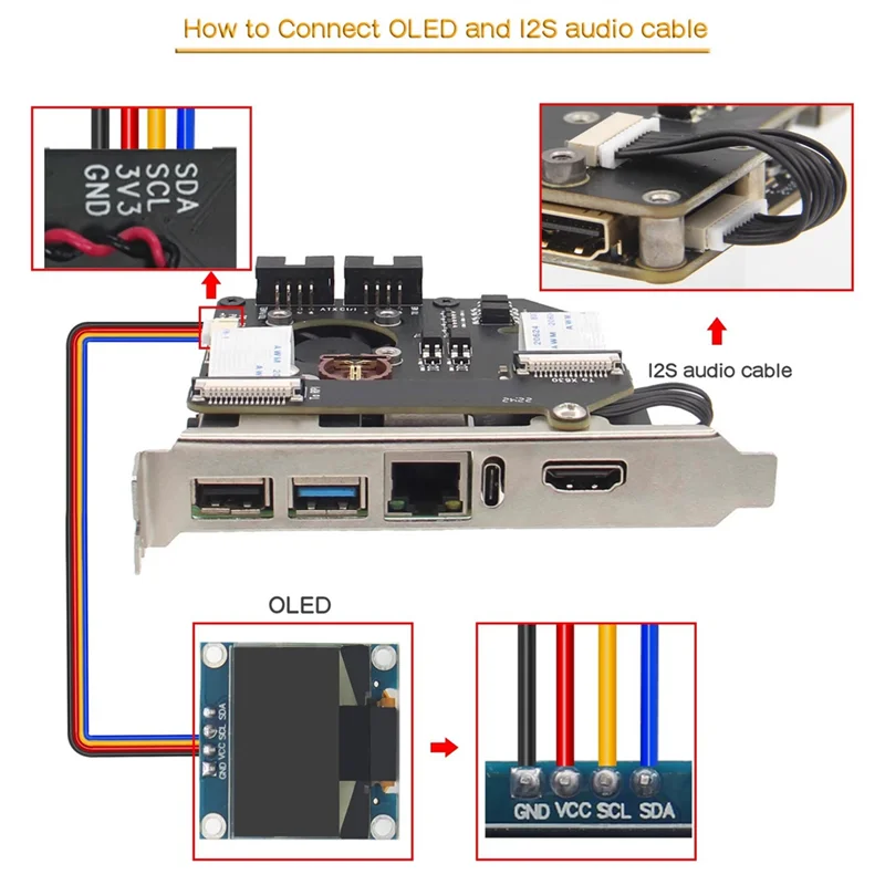 

Pikvm-A8 HAT Remote Control Operation And Maintenance Overip Server KVM -Compatible CSI For Raspberry Pi 4B