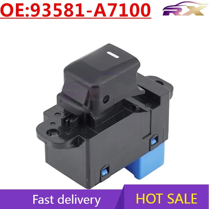 NEW: 93581-A7100 Auto parts glass lifter switch window single switch For Hyundai