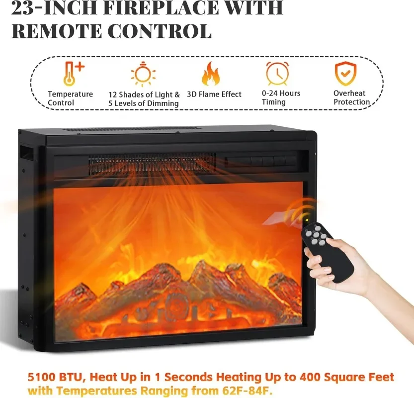 Fireplace TV Stand for TVs Up to 70