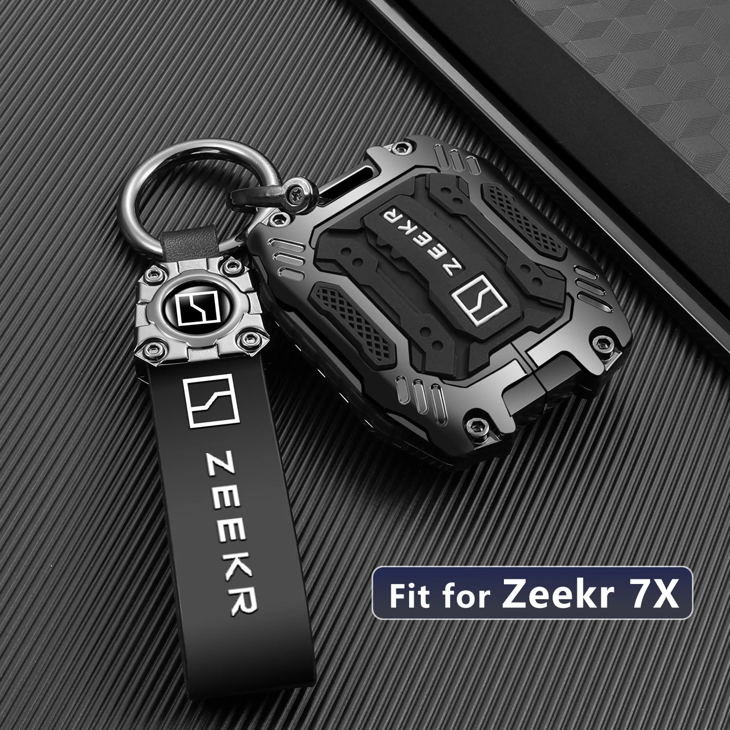 

Для Zeekr 7X 2025 из цинкового сплава, силиконовый чехол для ключей, брелок для ключей, сумка для дистанционного управления, держатель корпуса, брелок, автомобильные аксессуары