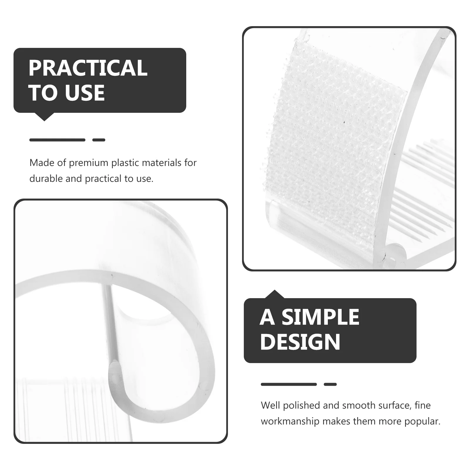 10pcs Table Cloth Clips Transparent Plastic Fixing Clamps Waterproof Rust-Resistant For Outdoor Tables Wedding Party Picnic