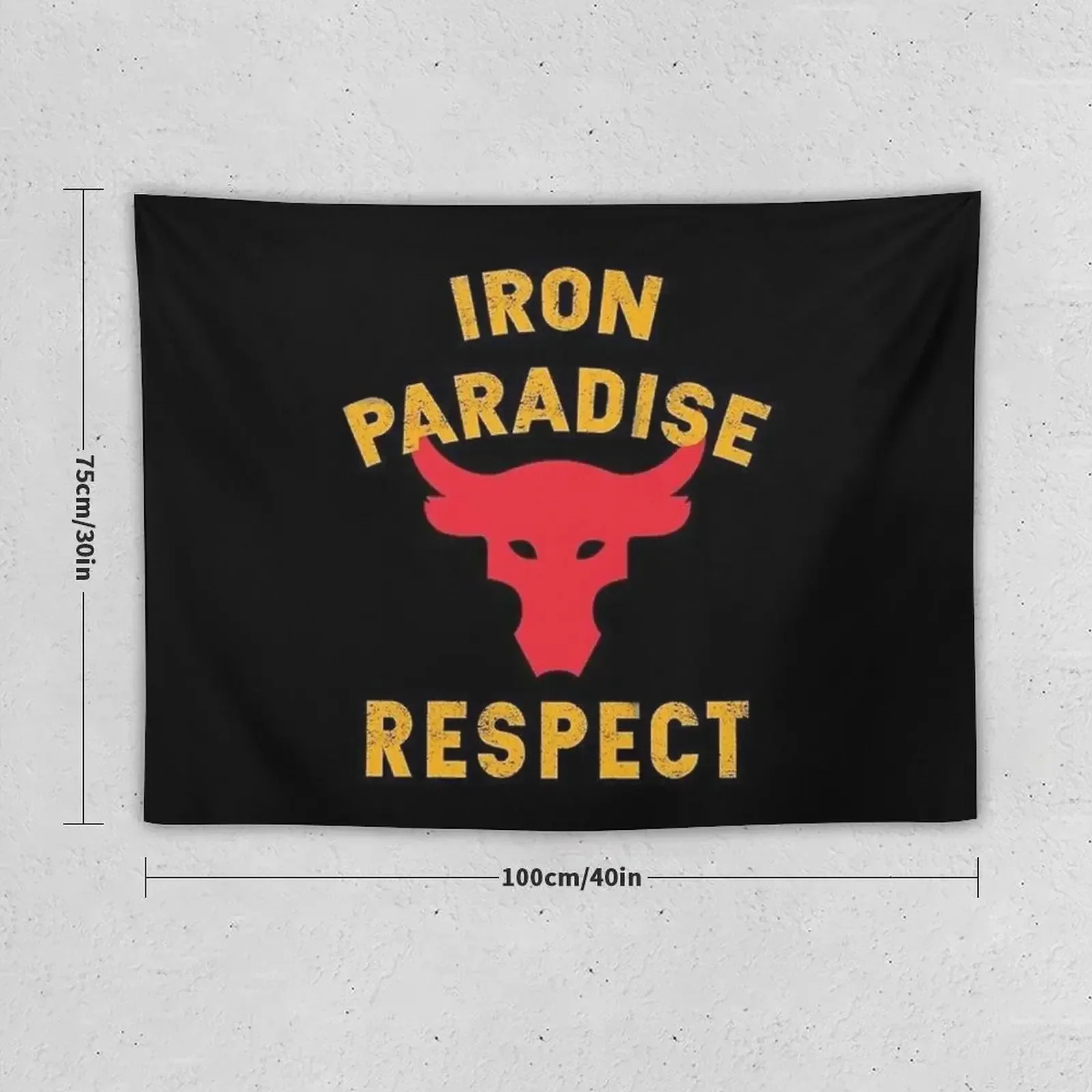 Respect Iron Paradise Steel Wall Tapestry Decorations For Your Bedroom Aesthetics For Room Wall Hanging Decor Tapestry