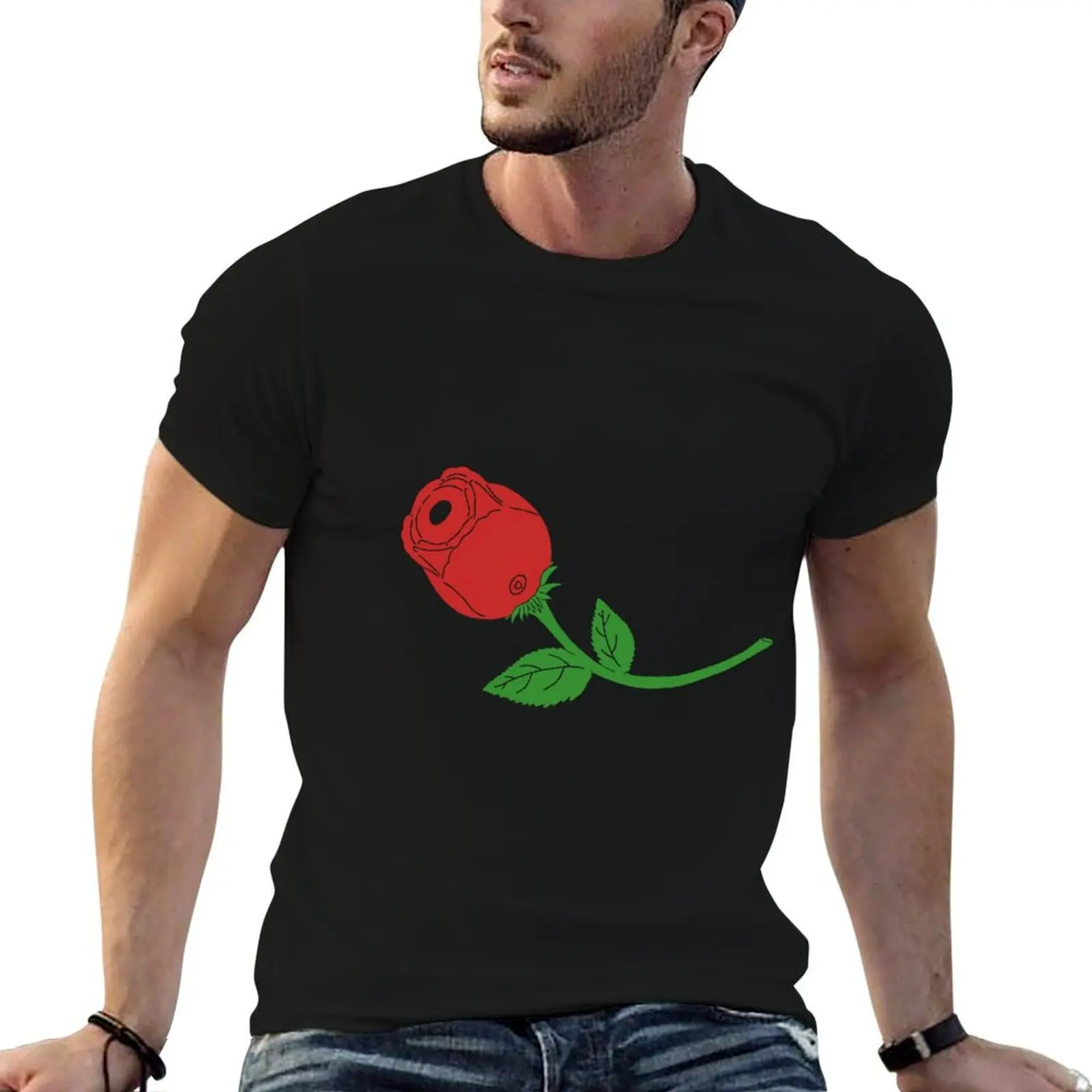 

tees for toy t cotton t shirts anime graphic shirts Rose man T-Shirt for man t shirt pack