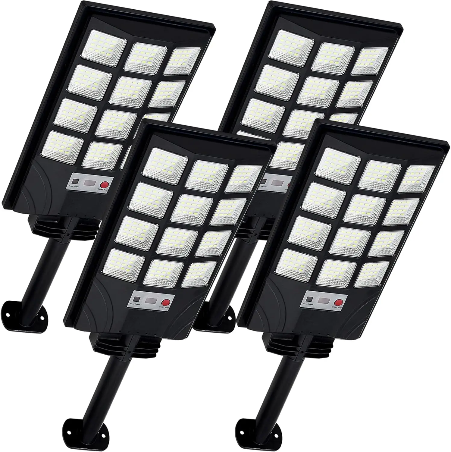 Solar Lights Outdoor for Outside,Solar Street Lights with Motion Sensor & Dusk to Dawn, 6500K Security Flood Light Yard Garden