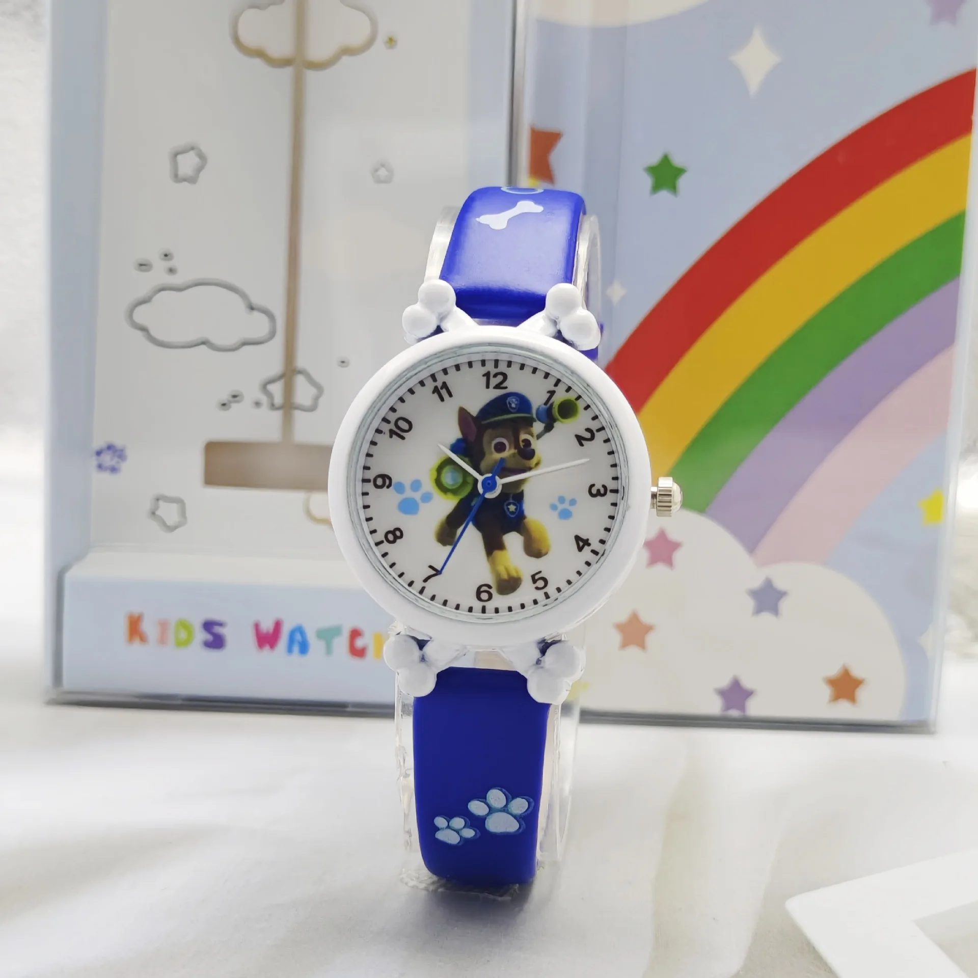 Anime Pawss Patrolss Watch Cartoon Figure Character Watch Children Digital Chase Skye Marshall Waterproof Watch Birthday Gifts view 2