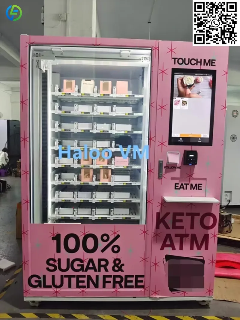 Customized Supplier Cake Jars Vending Machine Glass Bottles Salad Jars Cupcake  Vending Machine Manufacturer