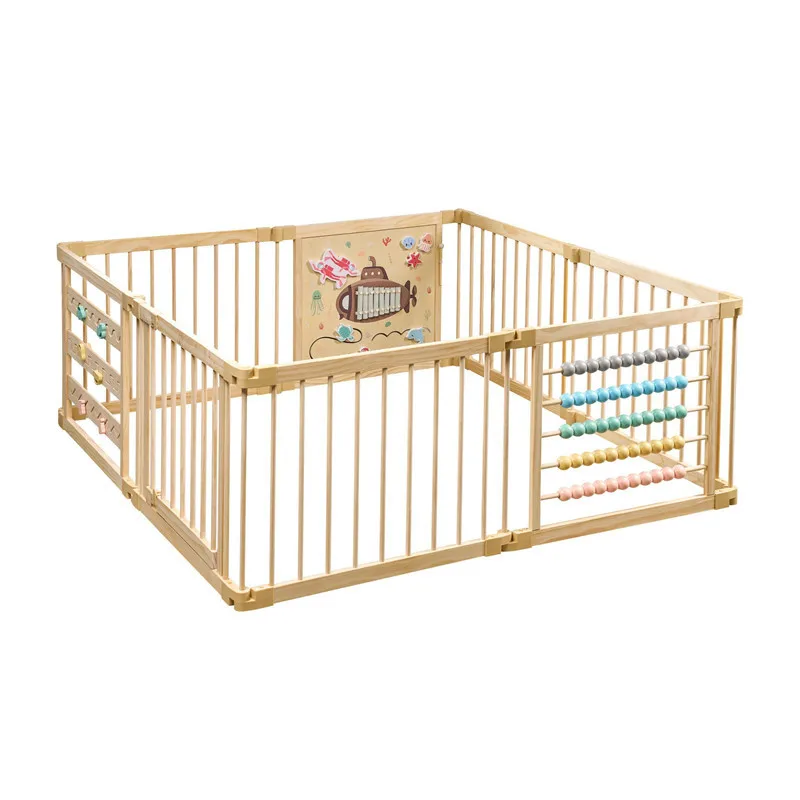 Indoor collapsible wooden gaming fence, wooden gaming fence