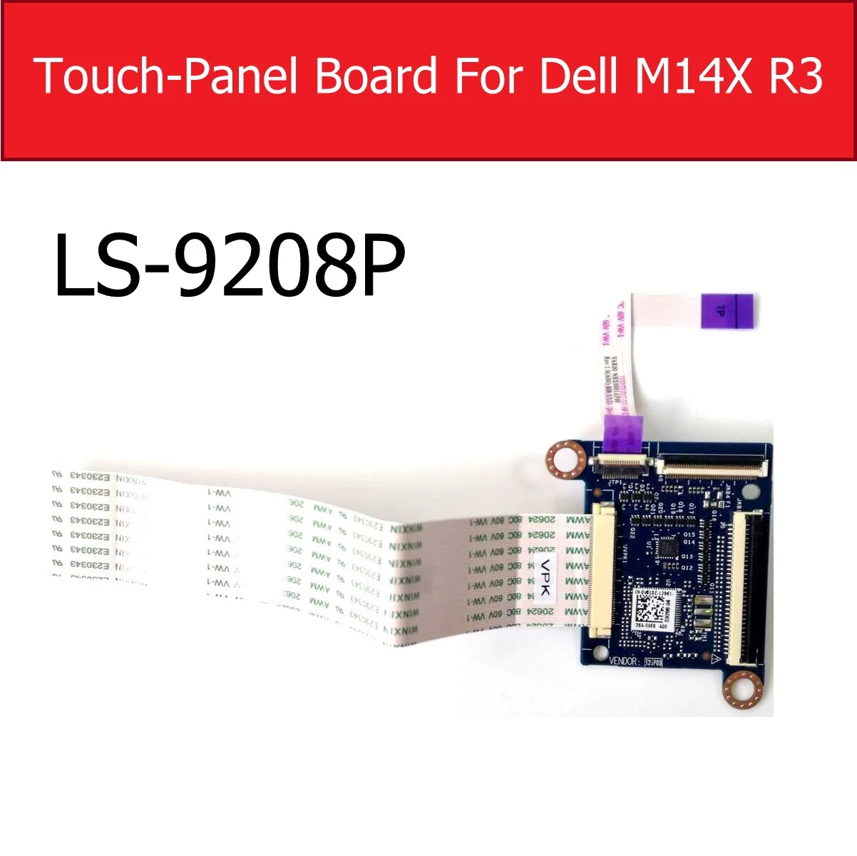 

Плата сенсорной панели для DELL M14X R3 LS-9208P FR10X, клавиатура сенсорной панели, соединительная плата с гибким кабелем, запасные части для ремонта