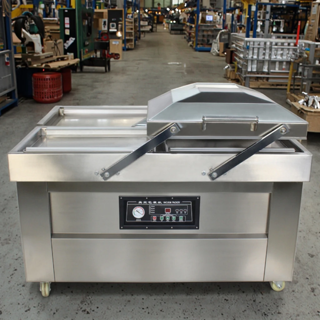 

Commercial-Grade 400 Dual-Chamber Electric Vacuum Sealer for Food Industrial Packaging for Textiles Films Pouches