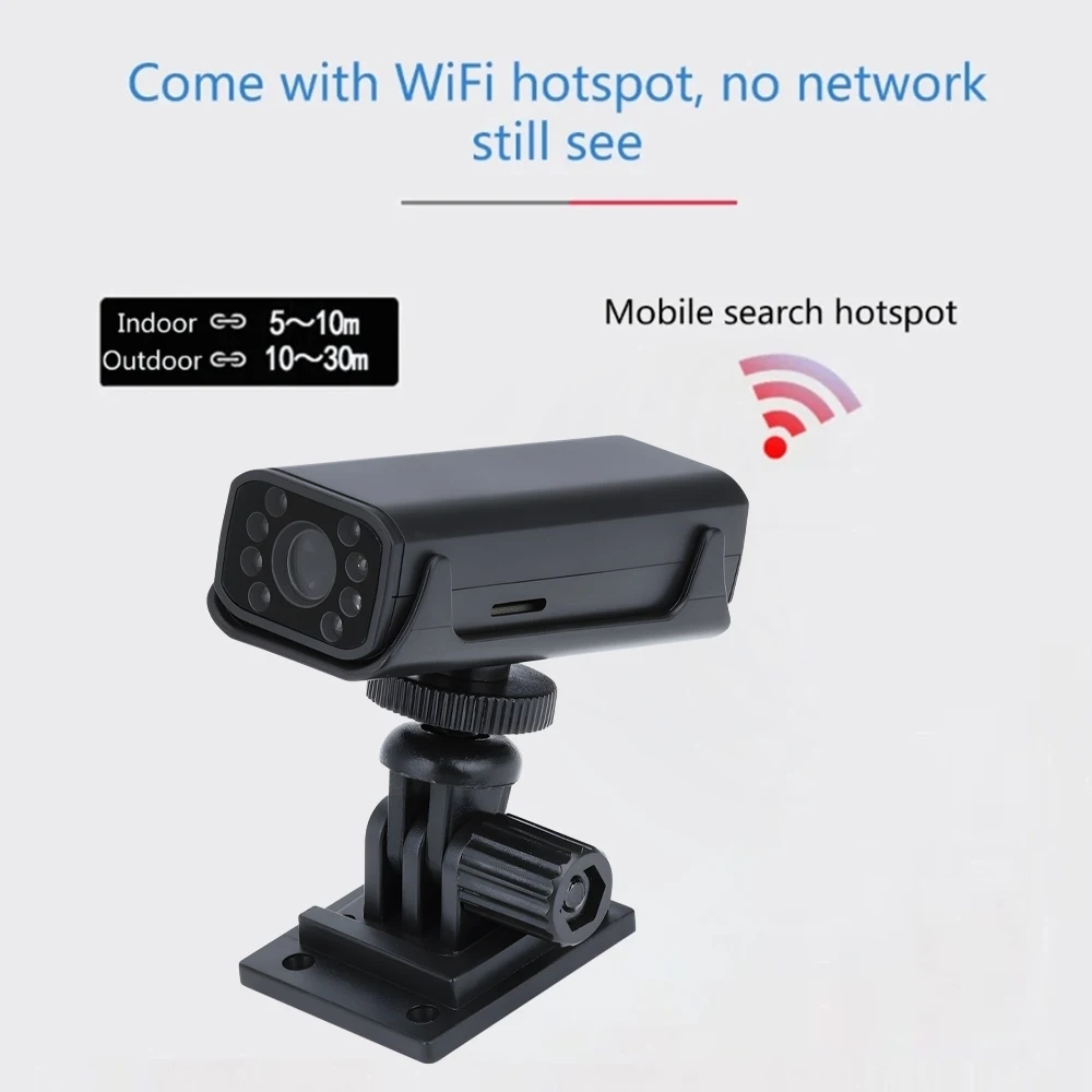 1080P HD Wireless Mini Web Camera WiFi Remote View Outdoor waterproof Camera Infrared Night Vision Home Security Camera