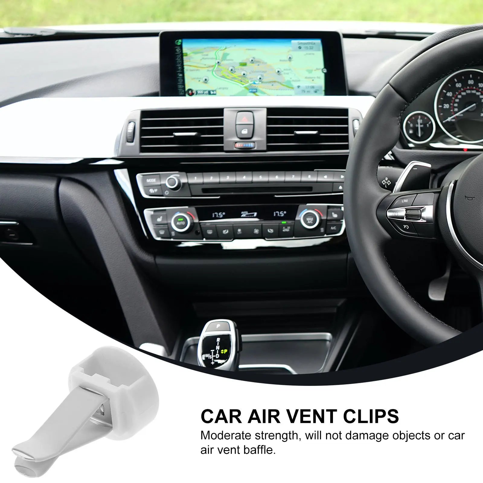 

100Pcs Auto Vent Clips Car Air Vent Accessories for Fragrance Dispenser Outlet Decoration Sturdy Fade Resistant DIY Interior