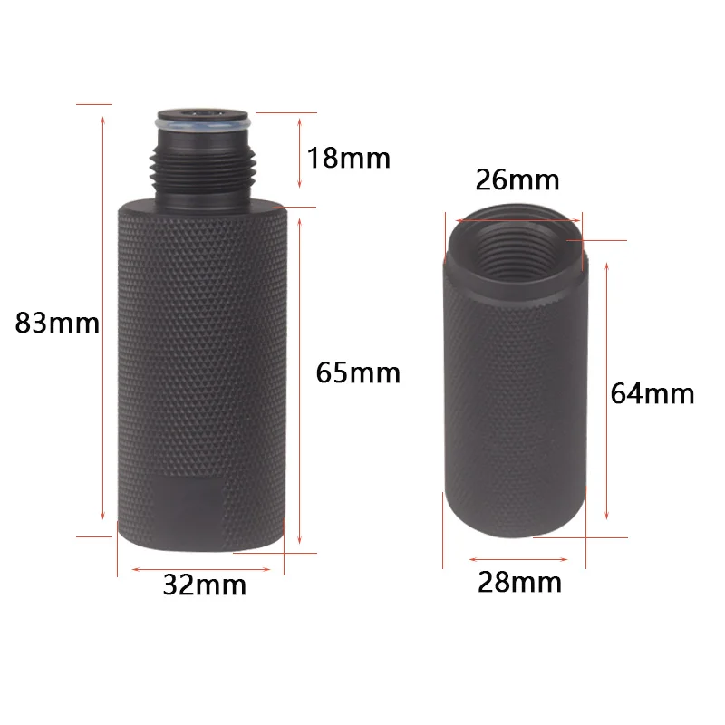 HPA G1/2-14 Gas Cylinder Refill Filling Adapter Air Tank Soft Connector Regulator Fittings Diving Aquarium Soda CO2 Accesories