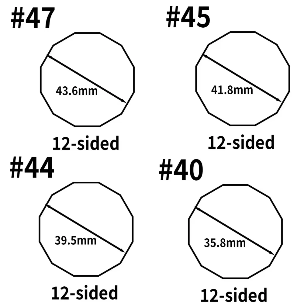 40 مللي متر 44 مللي متر 45 مللي متر 47 مللي متر Pam الساعات حالة المسمار الخلفي فتاحة أداة ساعة إصلاح أدوات مزيل ل طقم تصليح بانيراي
