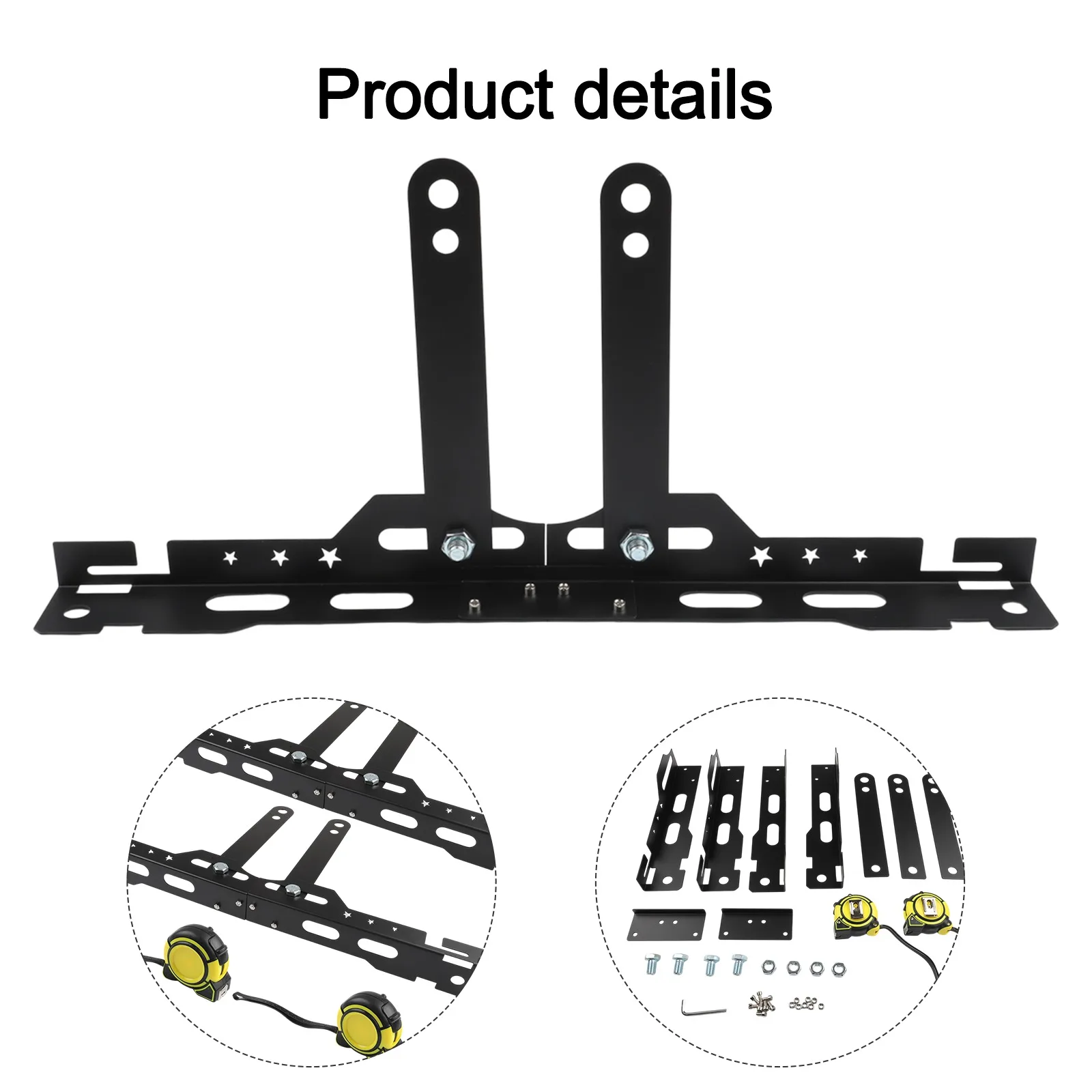 

Инструмент для переднего пальца ног Автомобильная калибровка Обслуживание транспортных средств Простая установка Инструкции Сильная совместимость Черный