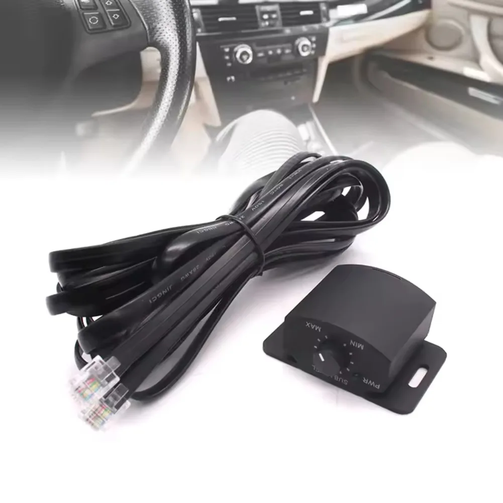 Adjustable Switch Bass Knob Car Audio Volume Control Automotive Sound Experience Essential Automotive Accessory