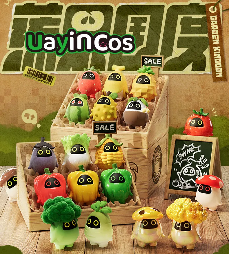 

5PCS Official Zenless Zone Zero Bangboo Vegetable Fruit Model Ornament Figurine Statue Anime Figure Game Toys Kids Halloween Gif