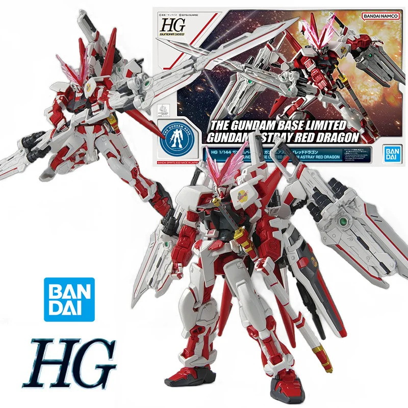 

Bandai The Gundam Base Limited HG 1/144 Gundam Astry Red Dragon 14Cm Anime Original Action Figure Model Toy Gift Collection