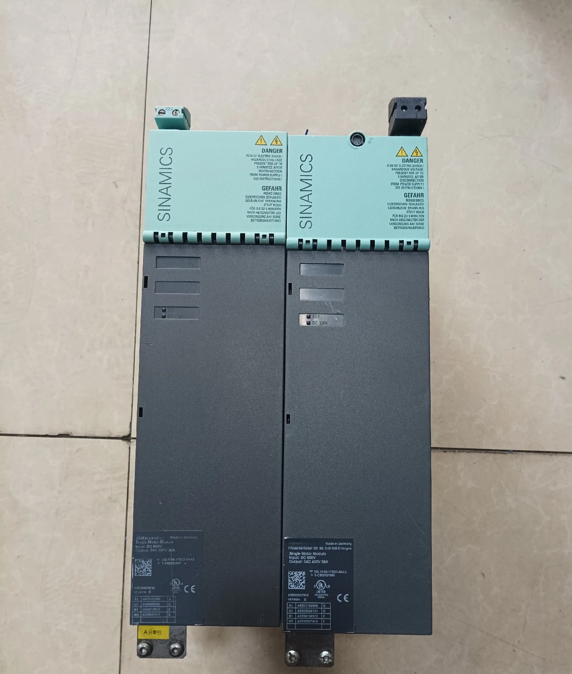 

6SL3120-1TE23-0AA3 Used in good condition inverter