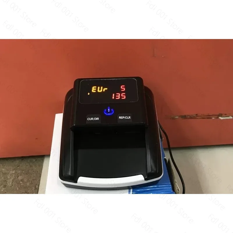 Mini Portable Fake Banknote Detector Total Amount Display Euro USD Conterfeit UV Currency Money Cash Detector With 500mA Battery