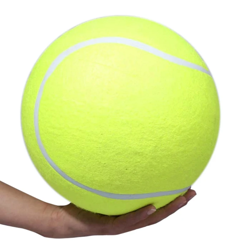 für Riesen-Tennisball für Hunde, Kauspielzeug, interaktives Spielzeug, großes aufblasbares Tennis, B. Dropship