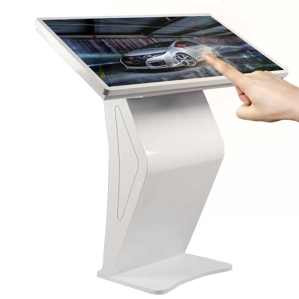 32 Inch Interactive Monitor Kiosk Floor Standing Indoor 4K Touch Screen Kiosk Price Touch Inquiry Kiosk