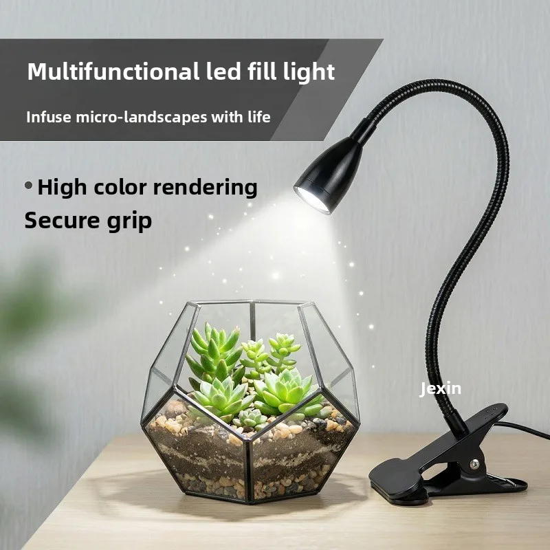 Daily Household Clip LED Spotlight Light, Multi-scene Desktop Decor Lamp for Indoor Home Use