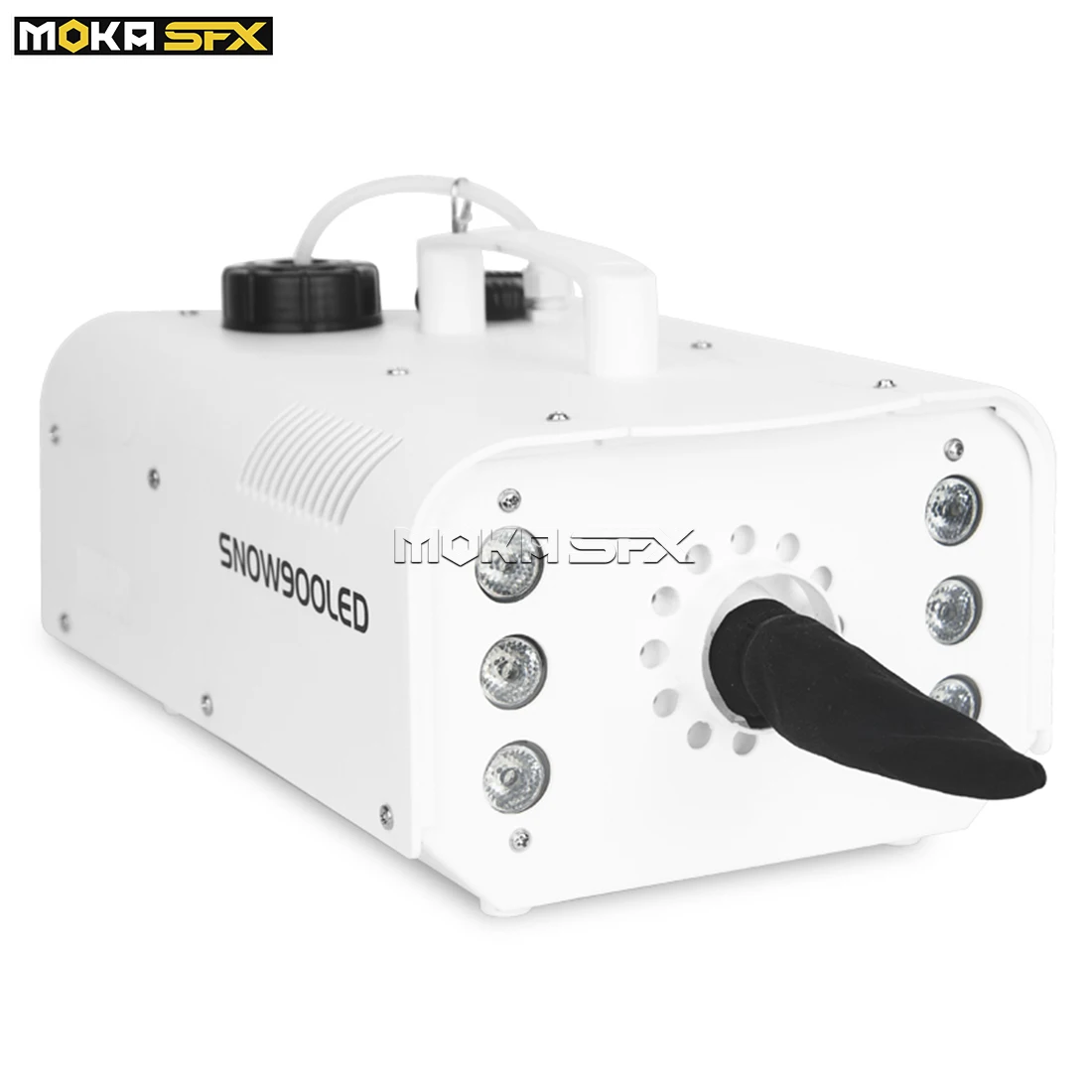 maquina de neve moka sxf com luzes led snowflake machines snow maker para o natal stage performance show events 900w 01