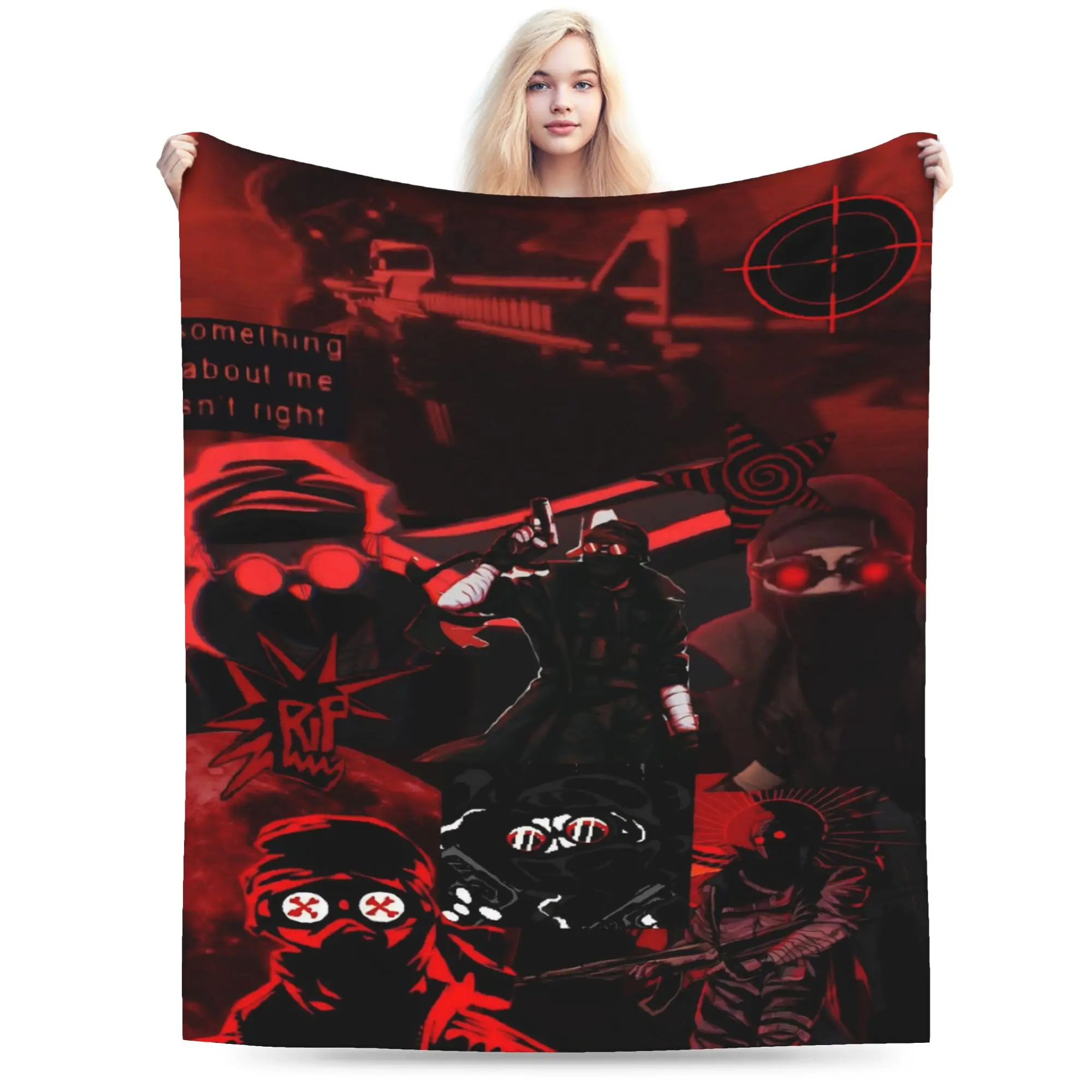 MADNESS COMBAT Hank Blanket Ultra-Soft Flannel Cute Gifts  Throw Blanket Bedding Throws