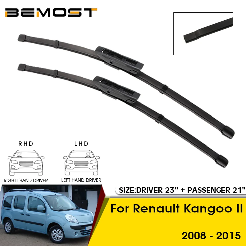 Car Wiper Blades For Renault Kangoo II 2008-2015 Windshield Windscreen Front Window Blades 23\