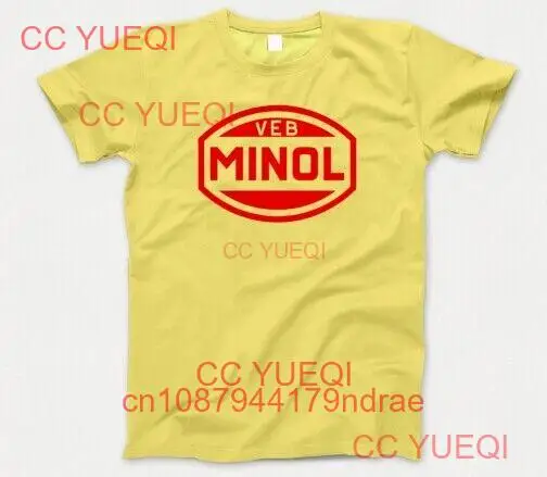 VEB Minol T Shirt 638 Mineral Oil Gasoline East Germany Berlin DDR Rocstock New