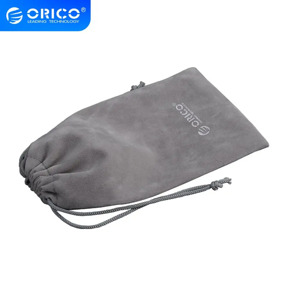 ORICO Soft Storage Bag For Power Bank USB Charger Soft Pouch Case For Powerbank External Battery Mobile