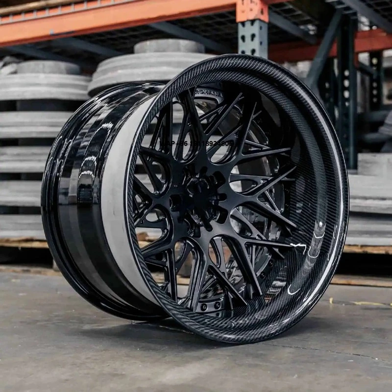 Forged Wheel Rims JINLANG Custom Mass Customization Aluminium Alloy Wheels Luxury Sedans Lightweight Build Black Finish