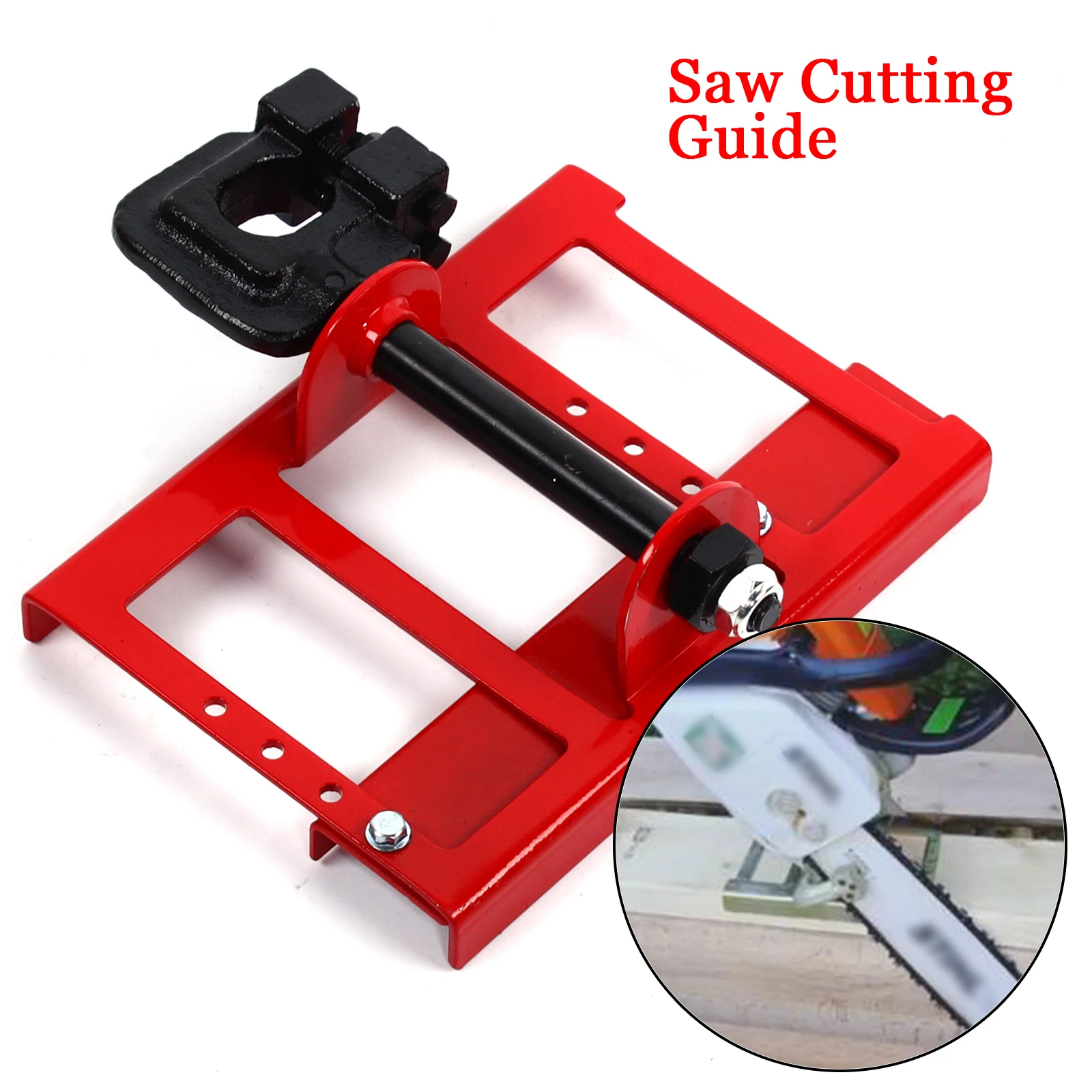 Chainsaw Mill Lumber Cutting Guide Saw Lumber Cutting Guide Red